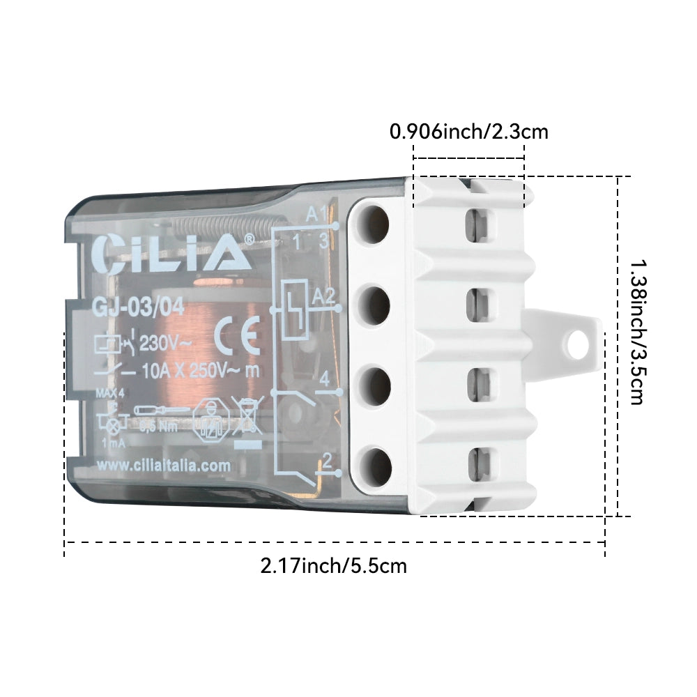 Rel¨¨ Commutatore ad Impulsi 230V 10A ¨C Xylo ¨C Tipo 26.08