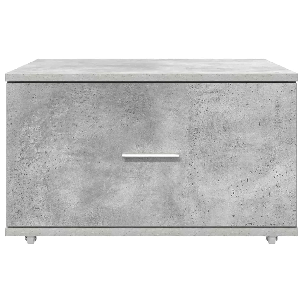 Mobile con Cassetti con ruota Grigio cemento 55 x 45 x 31 cm 869309