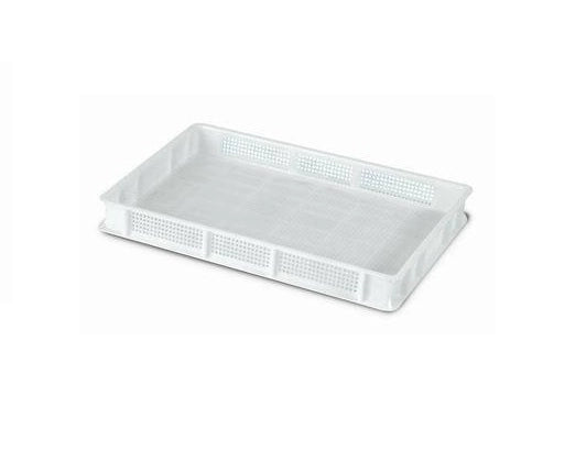 Cassetta service forata bianca impilabile 1880hd1 giganplast cesta impilabile per impasto