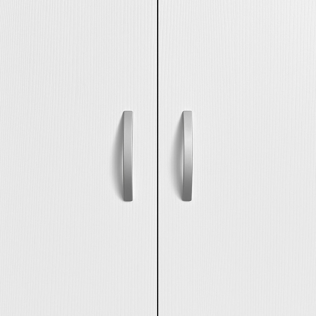 ARMADIO SIMPLI 3A+2C BIANCO GR. 123X54XH2.