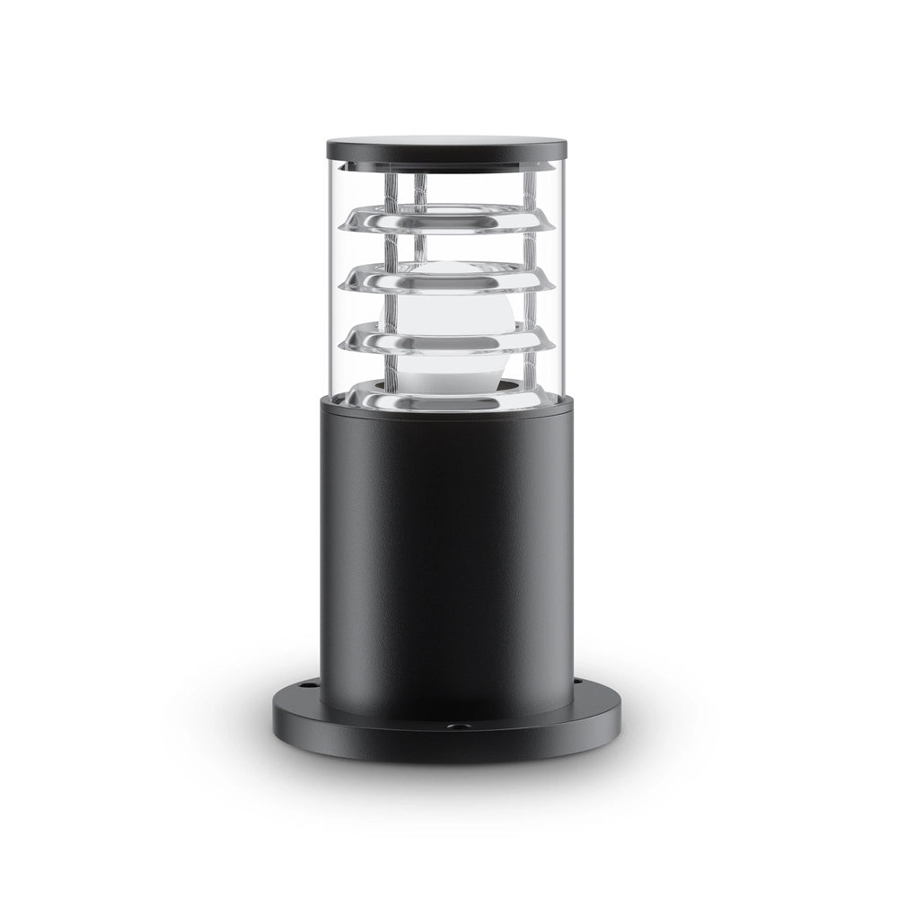 Maytoni Lampada da terra moderna Bronx 1 luce E27 IP54 nero alluminio