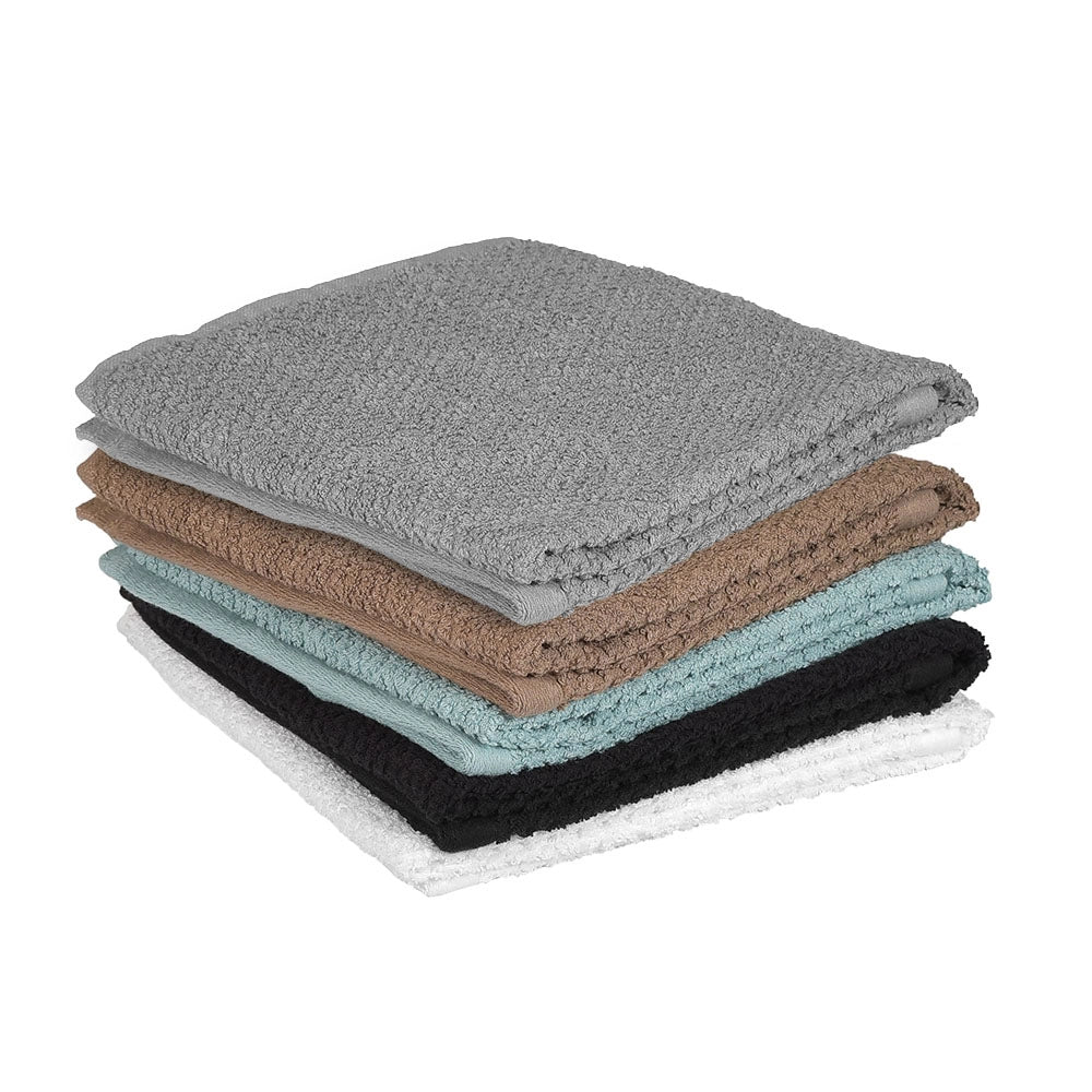 Asciugamani ospite per bagno 100% cotone grigio 40x60 cm