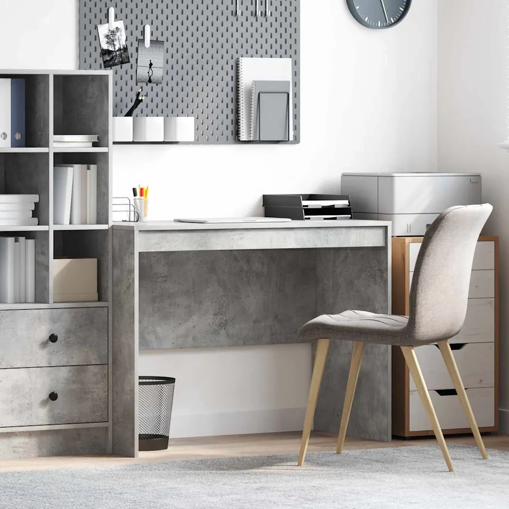 Scrivania | Tavolo da Ufficio Grigio cemento 100 x 50 x 76 cm