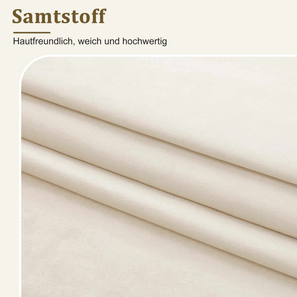 letto imbottito velluto beige 90 x 200 cm