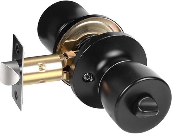 Slot a tre stanghe per uso generale, serratura per bagno, serratura per camera da letto, serratura per casa, serratura a leva singola, maniglie per porte in camera da letto, serratura per porta bagno, colore nero