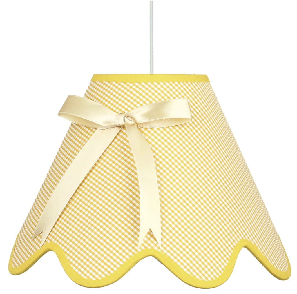 Lampada a sospensione Candellux Lola Ø40 gialla E27