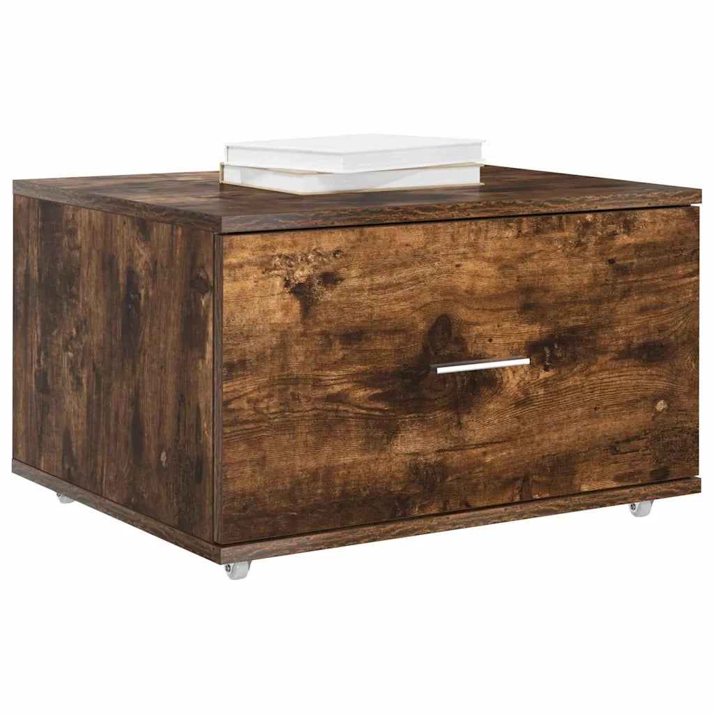 Mobile con Cassetti con ruota Rovere fumé 55 x 45 x 31 cm 869310