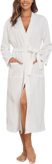 Kimono da bagno con V-collare per donna e uomo