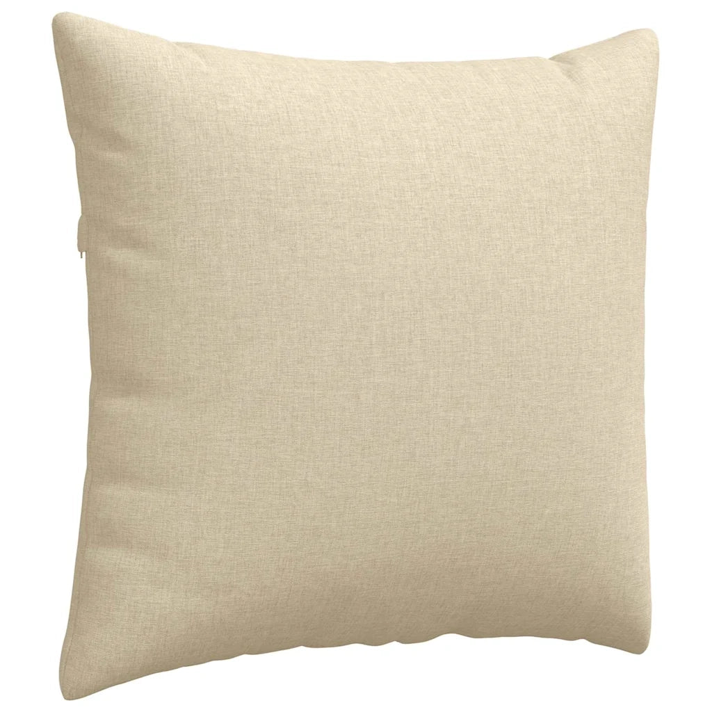 Cuscini da Divano 2 pcs Crema 45 x 45 cm Tessuto 42013918