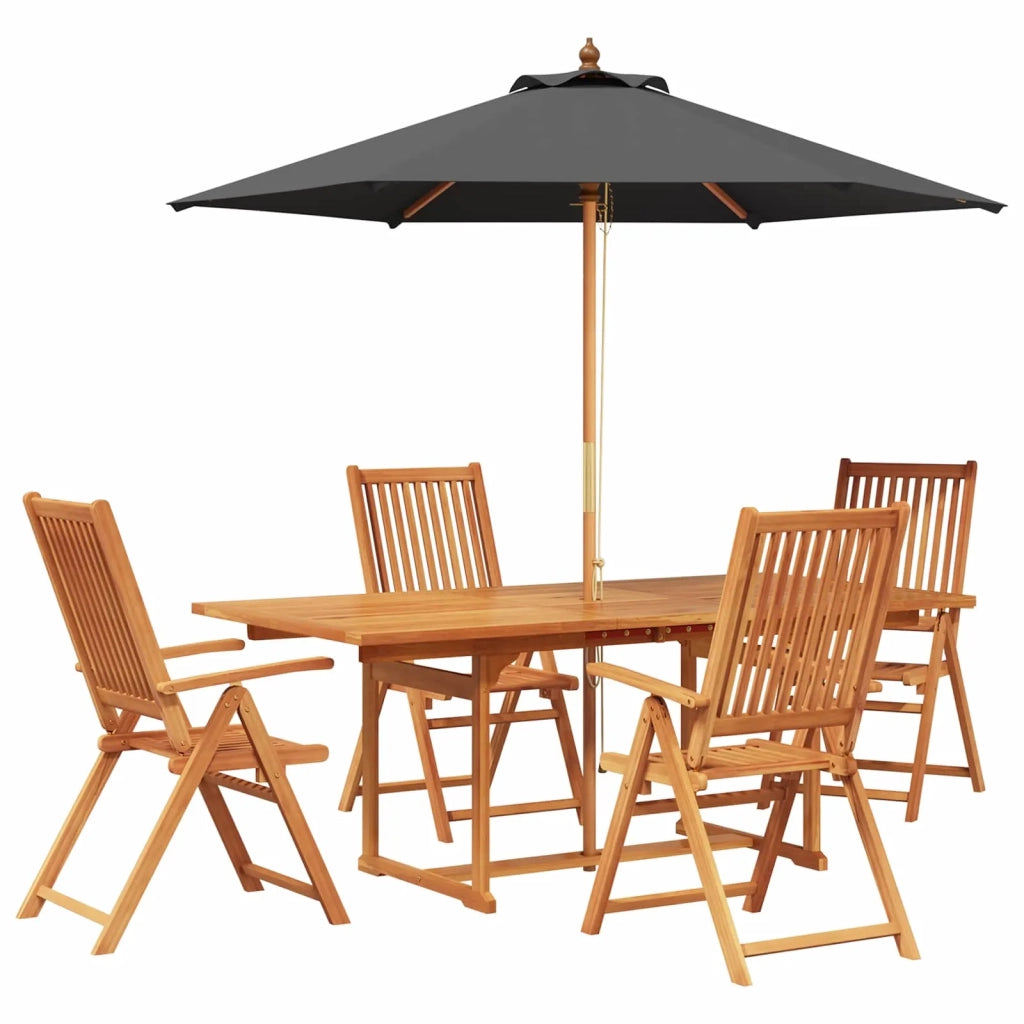 Set da pranzo da esterno con ombrellone 6 pz 3438547