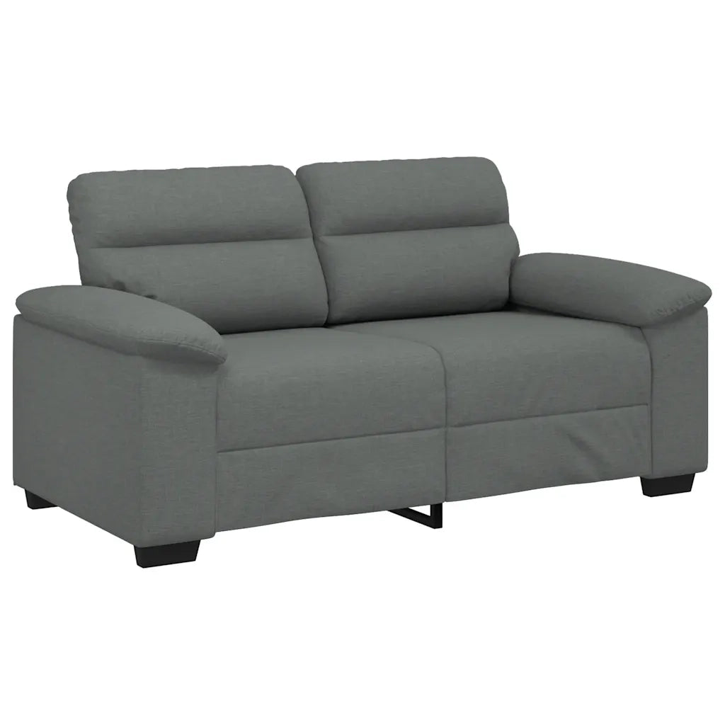 Divano a 2 Posti-Sofa 2 Posti Grigio Scuro 120 cm in Tessuto 377146