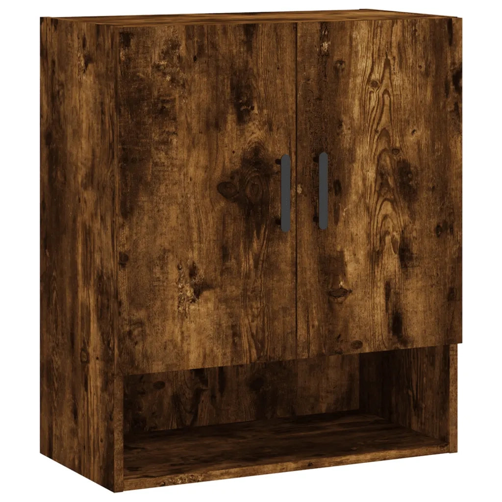 Armadietto a Muro Rovere Fumo 60x31x70 cm in Legno Multistrato 829921