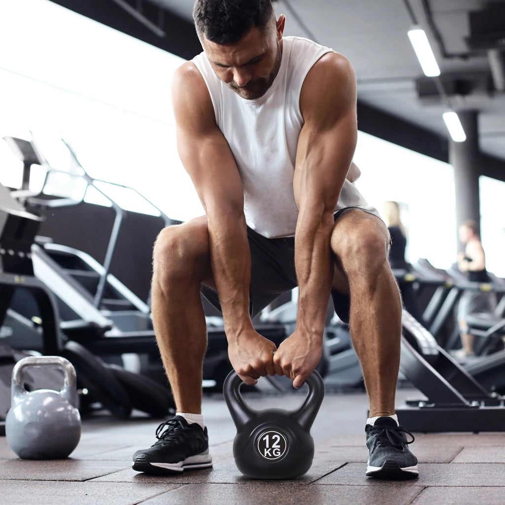 Kettlebell Kugelhantel 12 kg ¨C zephmum ¨C Nero