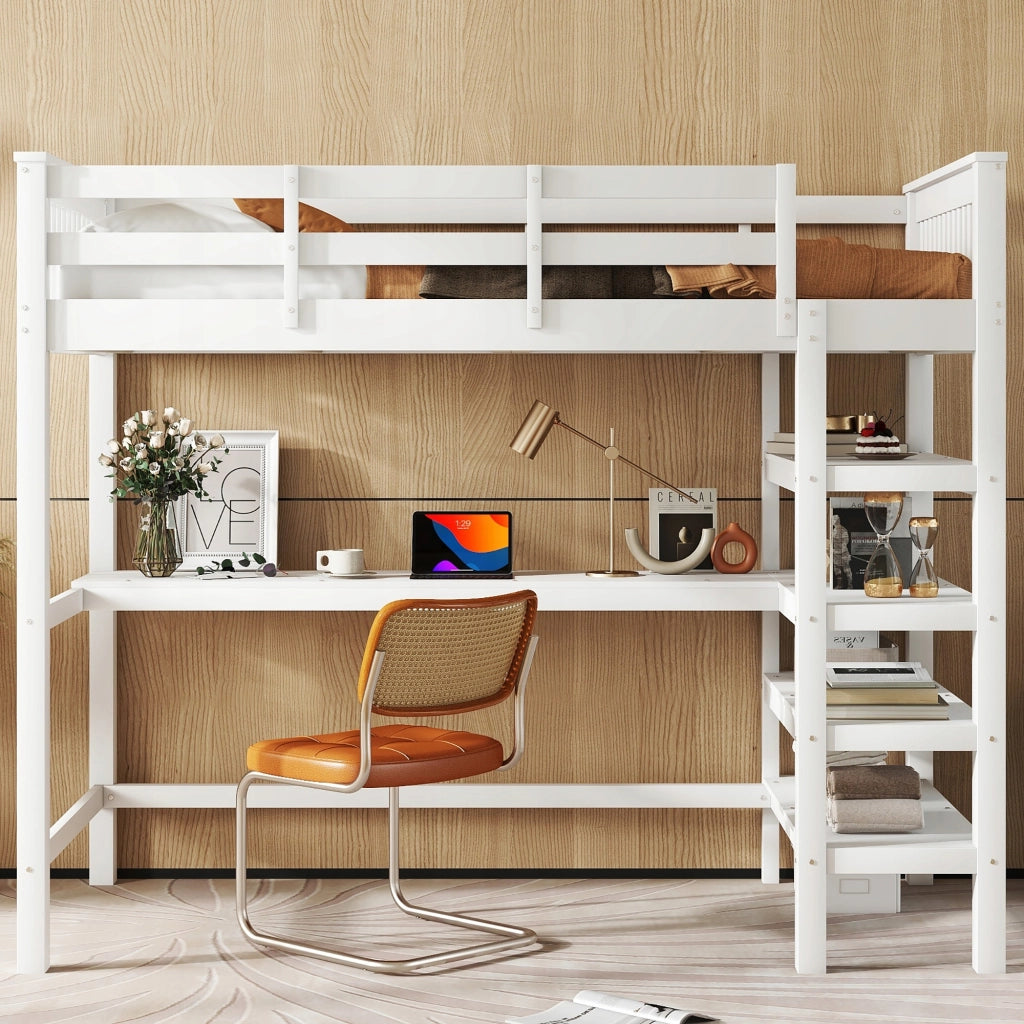 Letto a castello 90x200 bianco - Xylo