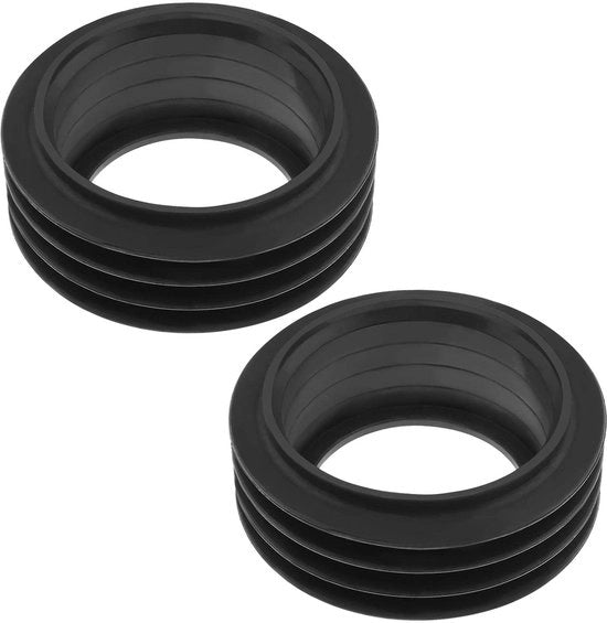 Connettore in gomma per tubi - 2 pezzi - diametro interno 36-47 mm