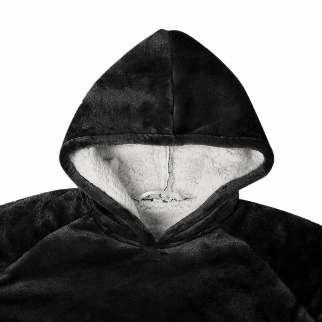 Felpa coperta Nero L Pile e Flanella 42017202