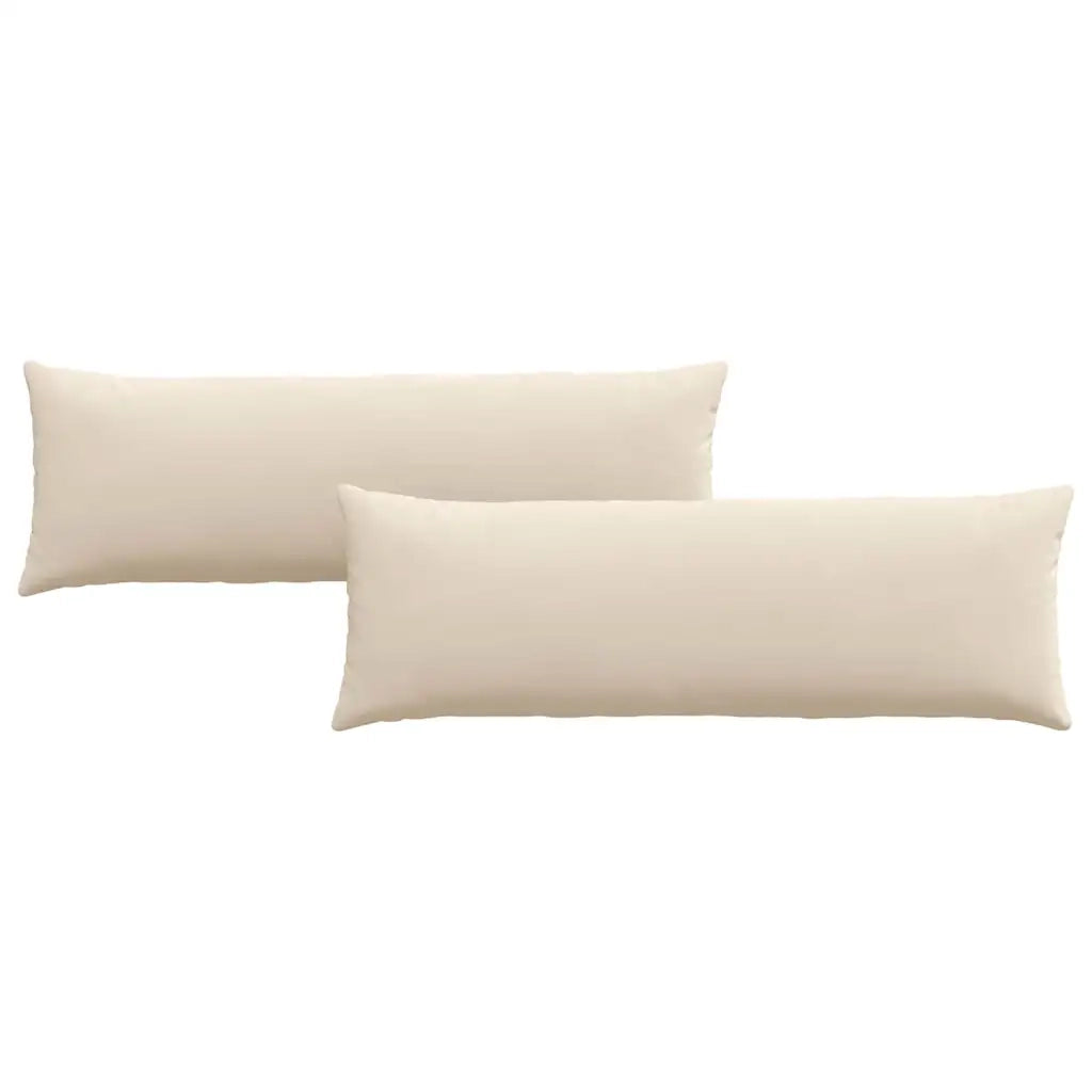 Cuscini da Divano 2 pcs Beige 120 x 40 cm Tessuto 42013816