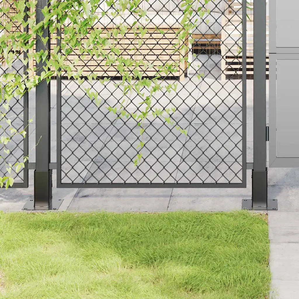 Basi per Pali Quadrati 12 pz 71x71mm Acciaio Verniciato Polvere CFW2729492