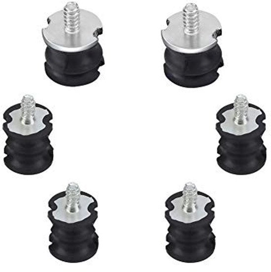 Elemento di Buffa 6 pezzi - Dampened Vibrations - Ricambi - Adatto per 61/66/133/136/141/266/268/272XP - Duraturo - Dimensioni 3x1,3x0,4cm - Dampened Vibrations Dampener