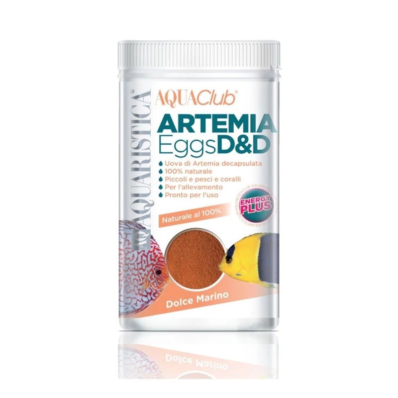 Aquaristica Artemia Eggs D&D - cisti di Artemia decapsulate per pesci marini e d'acqua dolce Formato: 50 ml