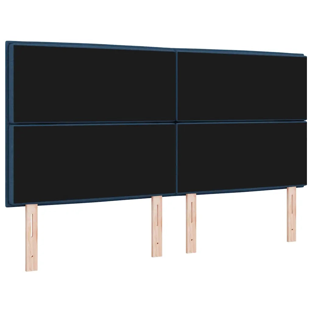 Testiera LED con strisce LED con testiera Blu 180 cm Tessuto 3338306