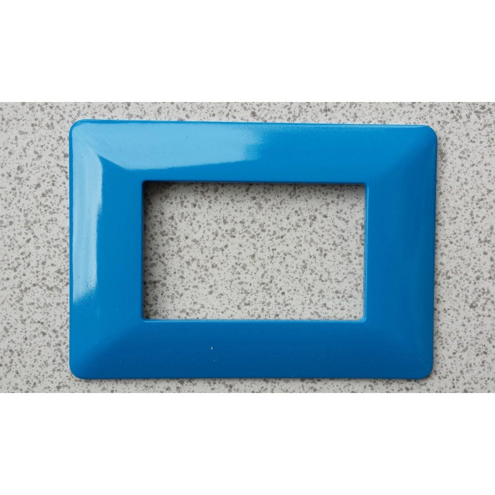 Trade Shop - Placchette Placche In Abs Per Serie Matix Bticino Compatibile 3 4 6 Moduli Color - Turchese -4 Fori     -