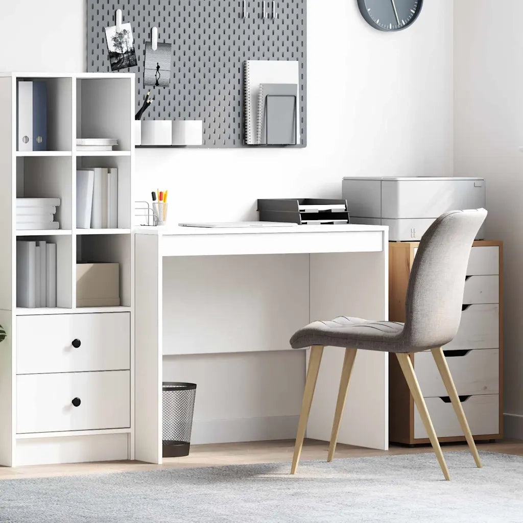 Scrivania | Tavolo da Ufficio Bianco 90 x 50 x 76 cm