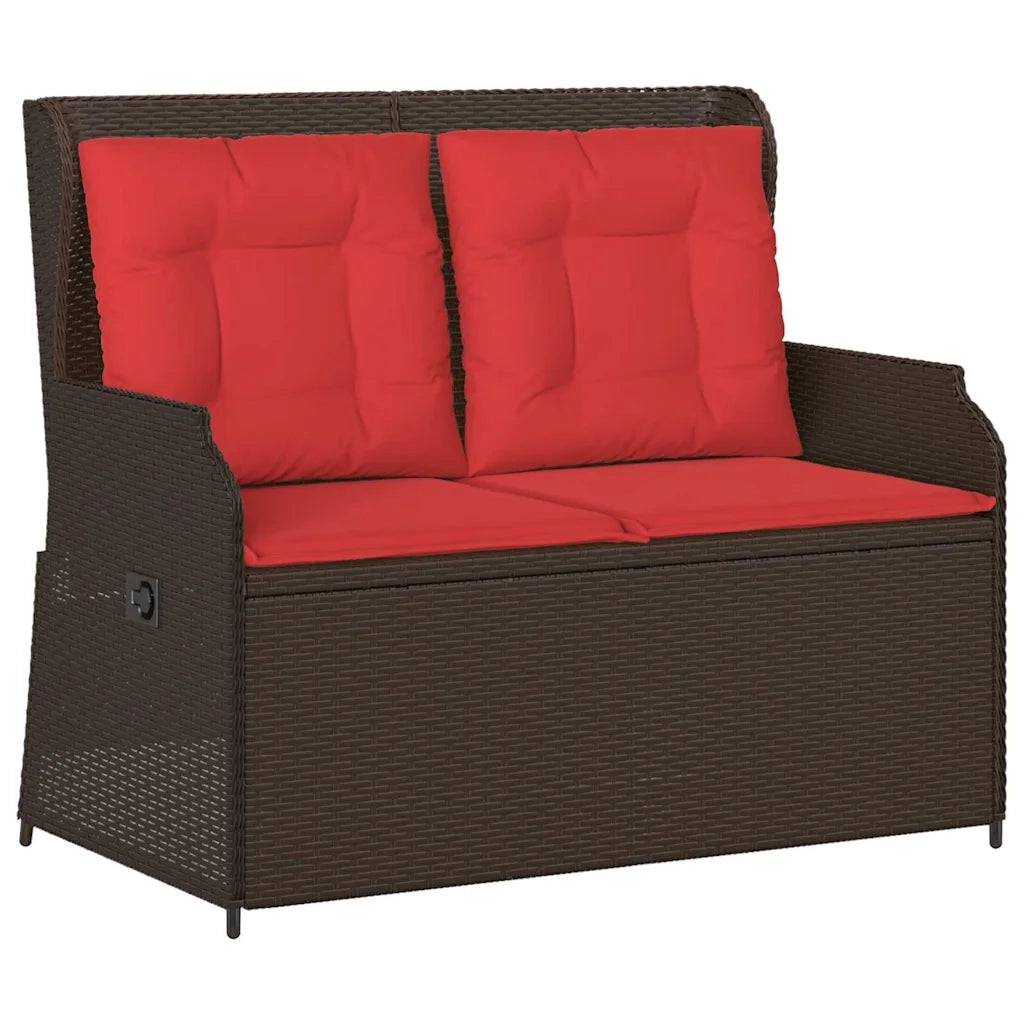 Panchina da giardino Marrone polyrattan 3394464