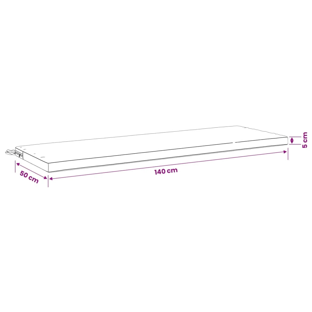 Cuscini per Panchina a 2 Pezzi SOEST 2 pz 100% Poliestere 949371