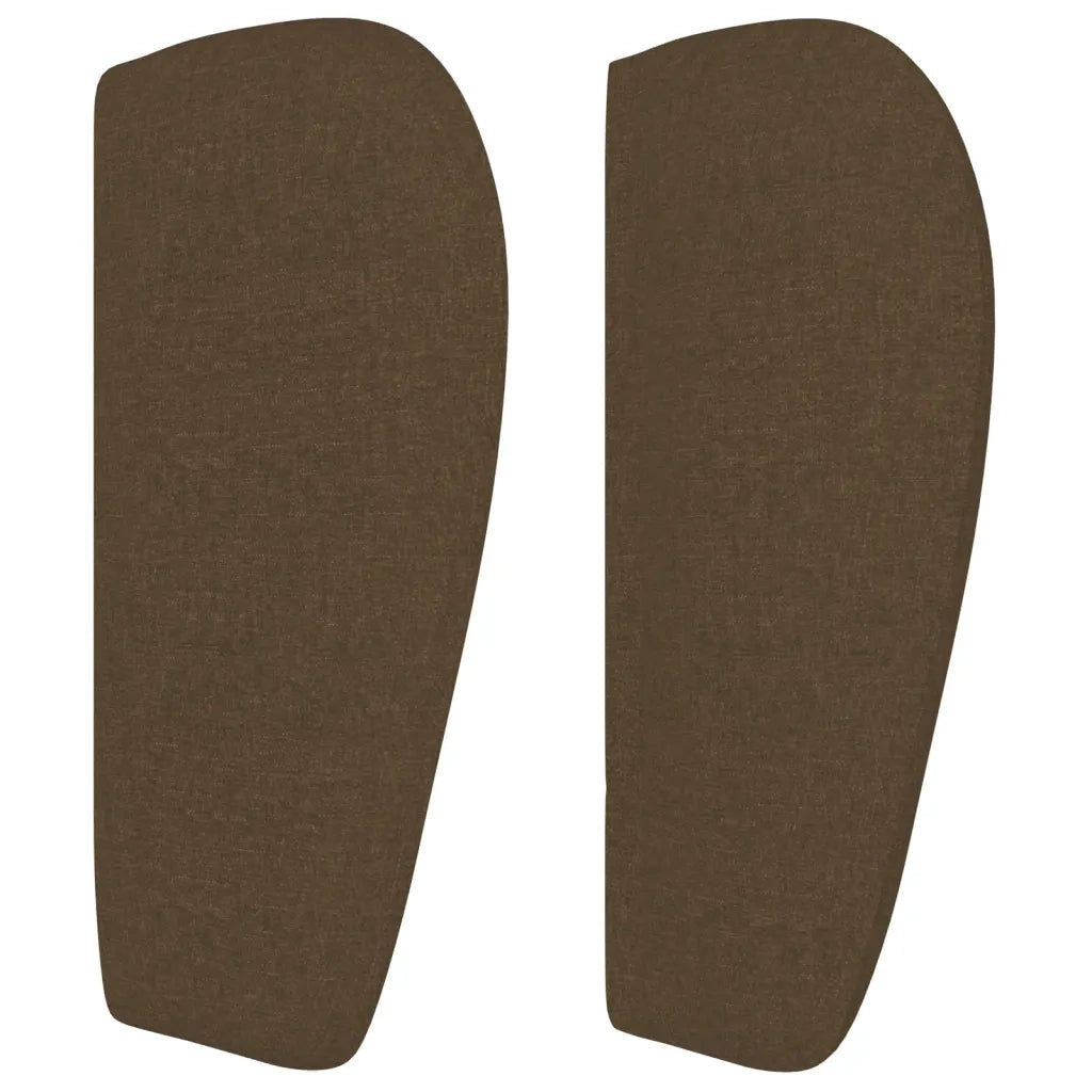 Testiera ad Orecchio Marrone Scuro 183x23x78/88 cm in Tessuto 3117161