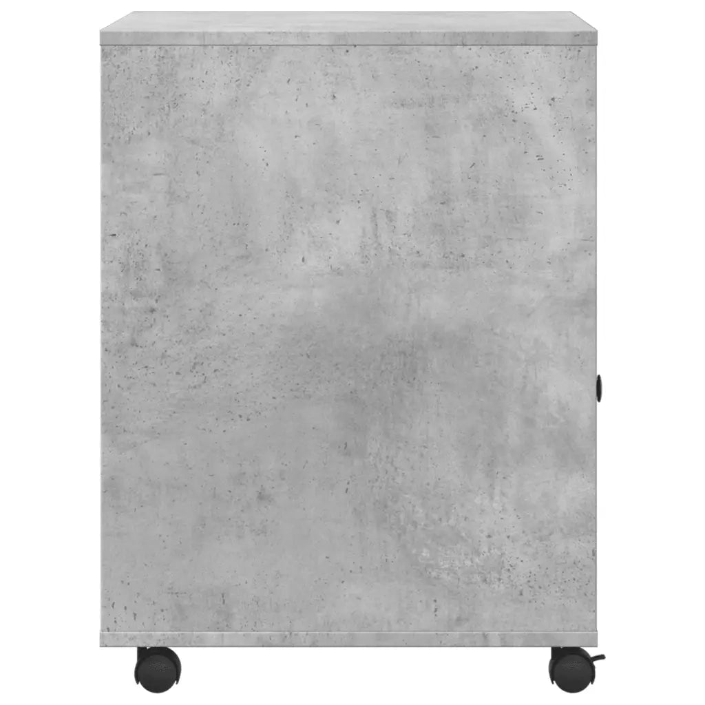 Supporto per Stampante con Ruote Grigio Cemento 60x50x67 cm CFW8651684