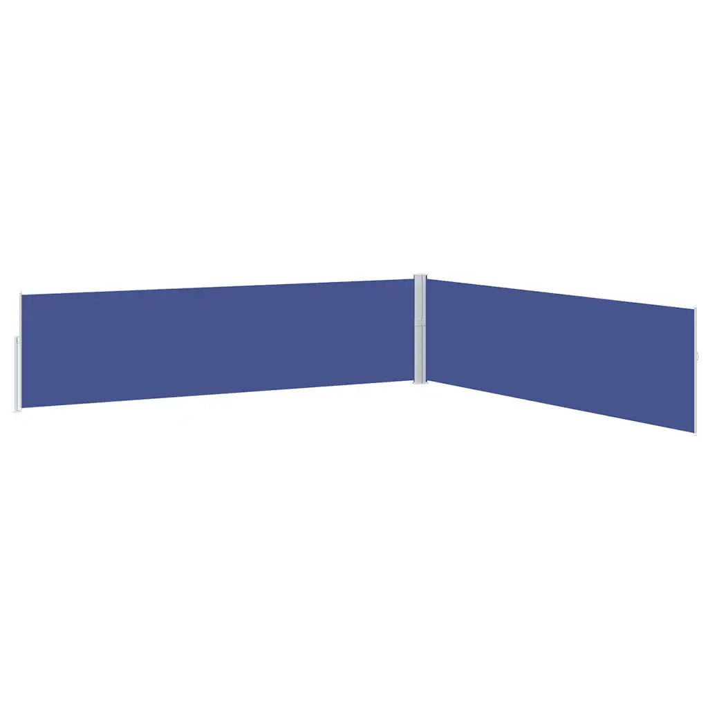 Tenda Laterale Retrattile per Patio 170x1200 cm Blu 313397