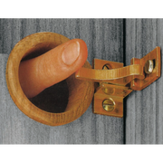 CHIUSURA OTTONE C/BOCCOLA TEAK DOOR-LATCH