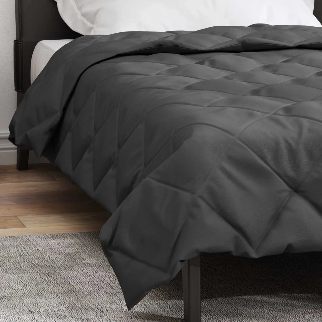 Piumone | Duvet Estivo Antracite 200 x 140 cm Microfibra
