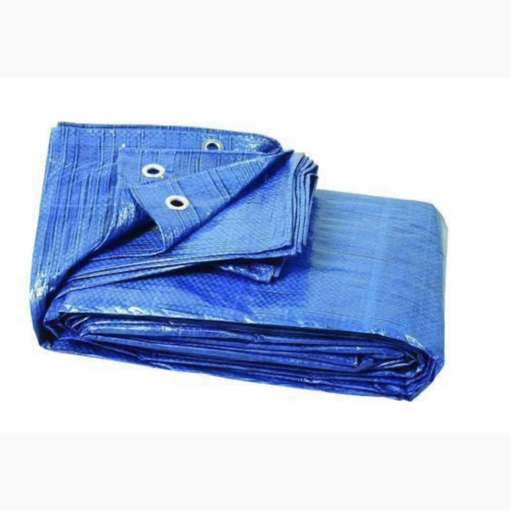 Telo Telone occhiellato Blu 40 gr/mq Multiuso impermeabile in Polietilene 3x4 mt