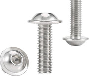 Viti a flangia interna in acciaio inossidabile - viti a testa piatta - viti a filo completo - M5 x 12