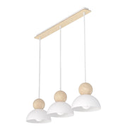 Lampada da soffitto KAKI 3xE27 bianco-beige Emibig