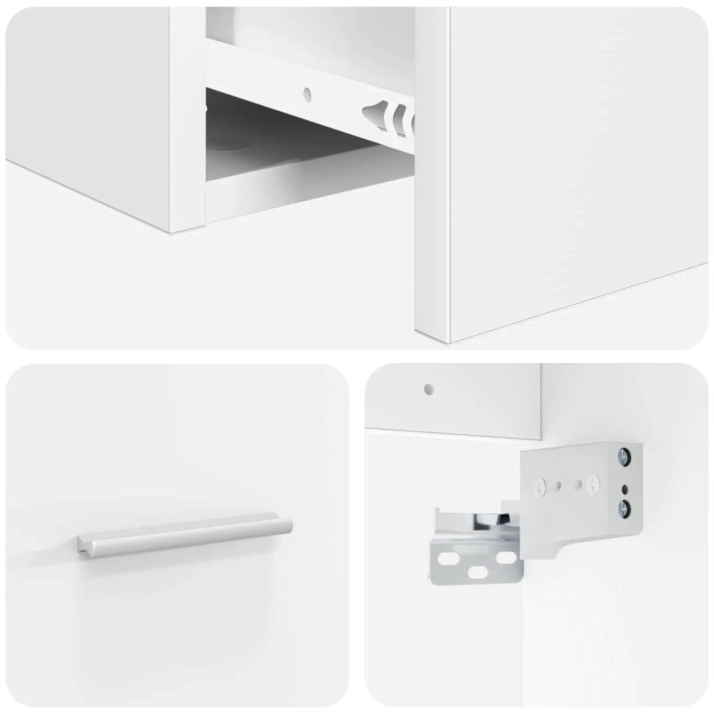Mobile Lavabo da Parete Bianco 49,5 x 41 x 63 cm 890270