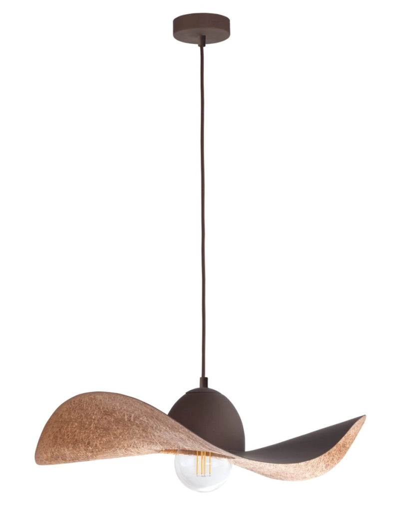 Lampada a sospensione Kapello rame Ø55 E27 15W Sigma