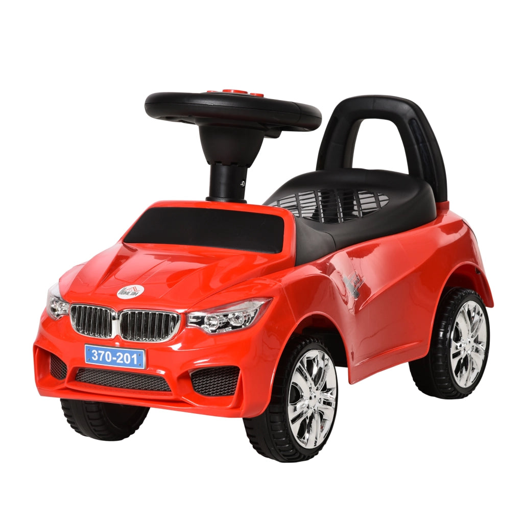 Macchinina per Bambini Cavalcabile con Volante ¨C Minimal ¨C Rosso