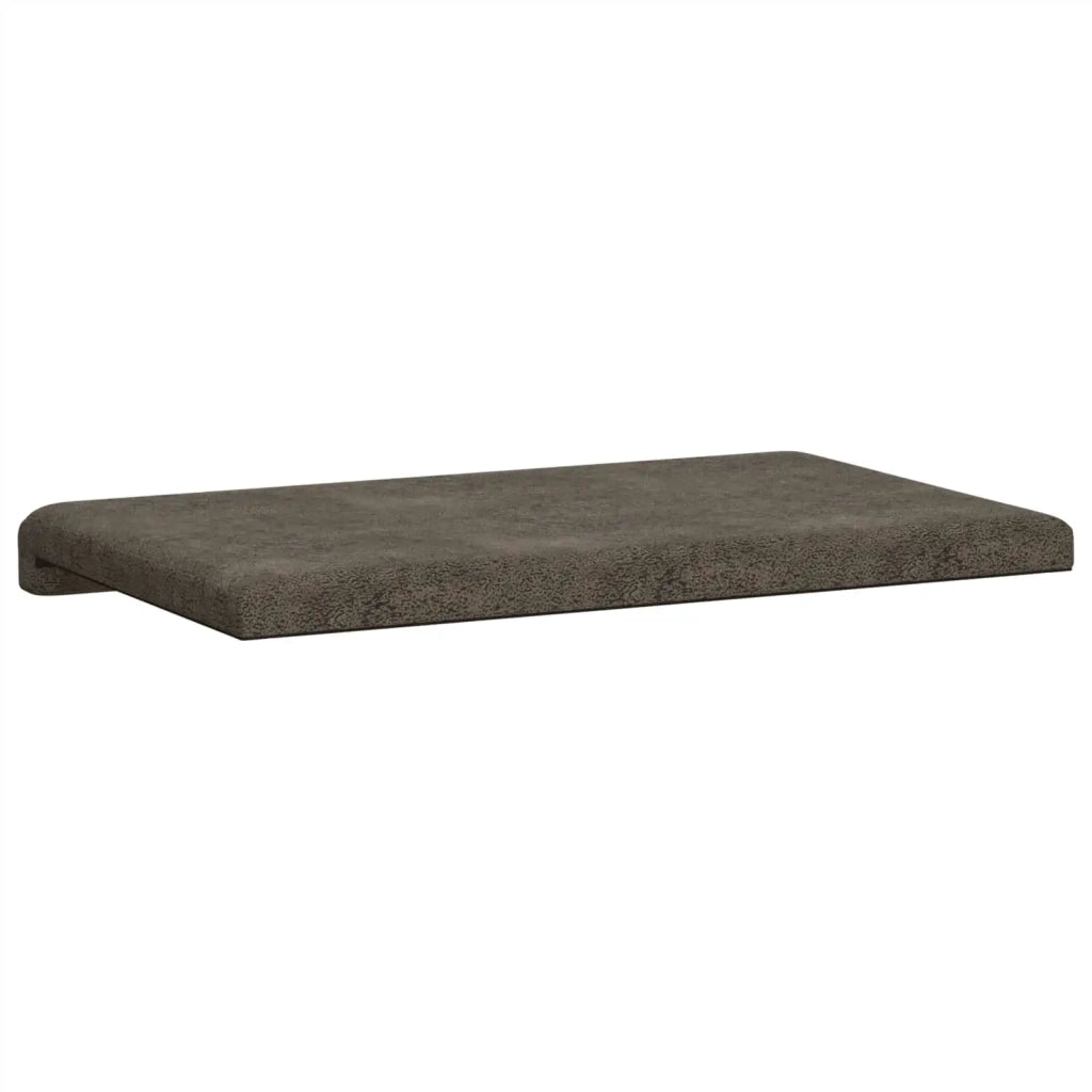 Cuscino per panchina Tessuto scamosciato sintetico Grigio Scuro 42043203