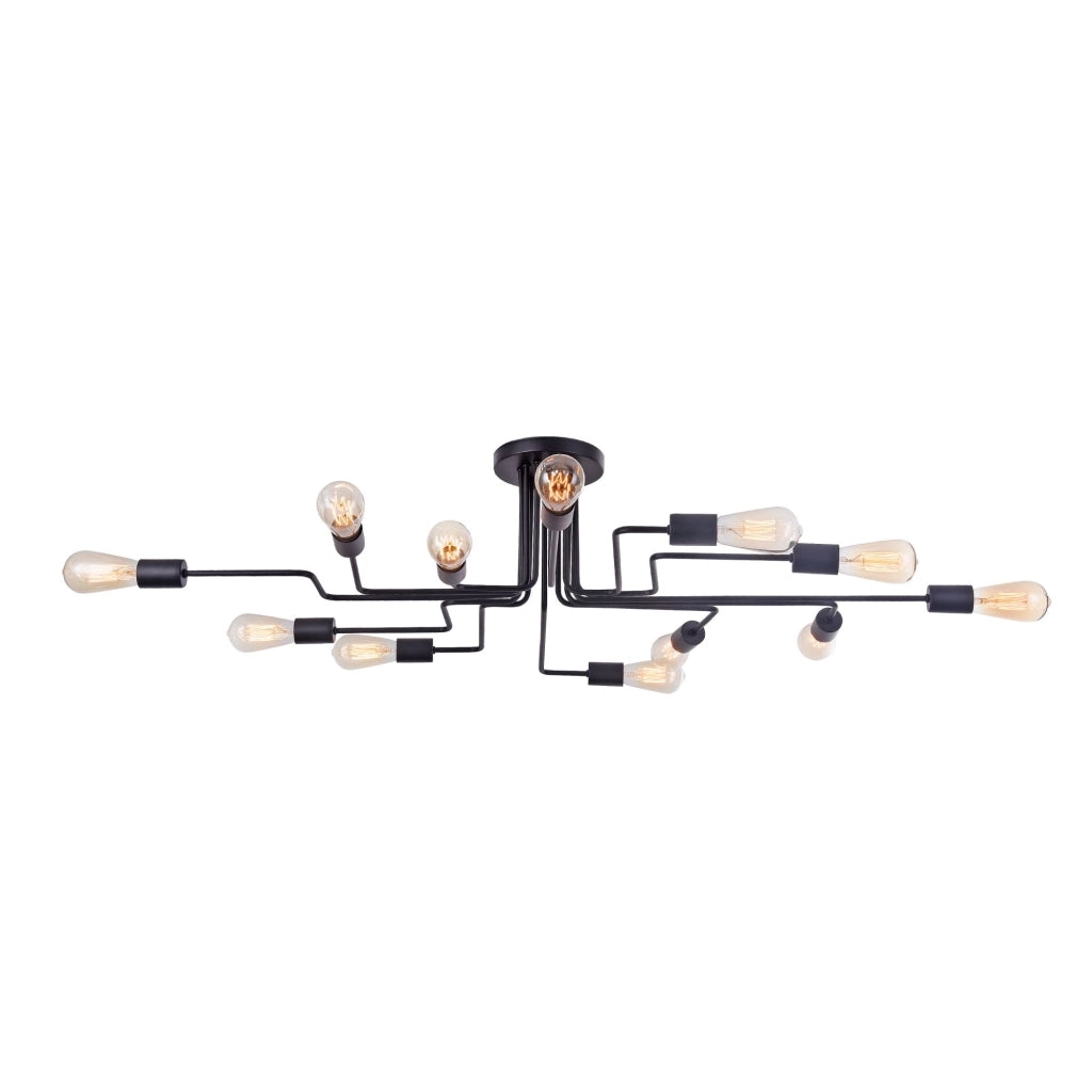 Plafoniera loft Maytoni Gilbert 12xE27 nera T532CL-12B