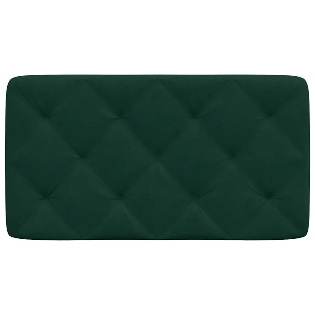 Cuscino Testiera-Cuscino per Testiera Verde Scuro 80 cm in Velluto