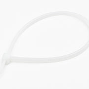 FASCETTA A STRAPPO PER CABLAGGIO mm 2,5 x 140 pz 100 - bianco  - MADE IN ITALY