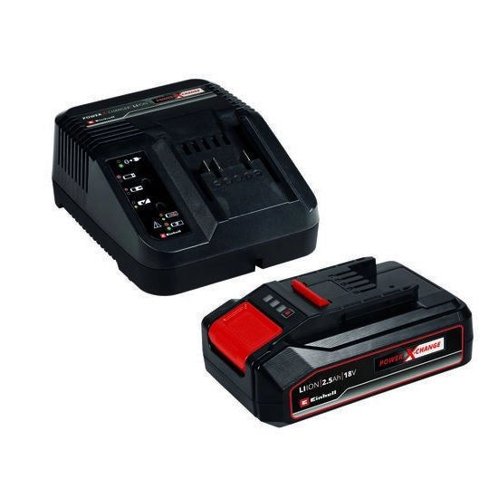 Starter kit batteria+caricabatteria einhell 18v 2.5 ah accessori pxc