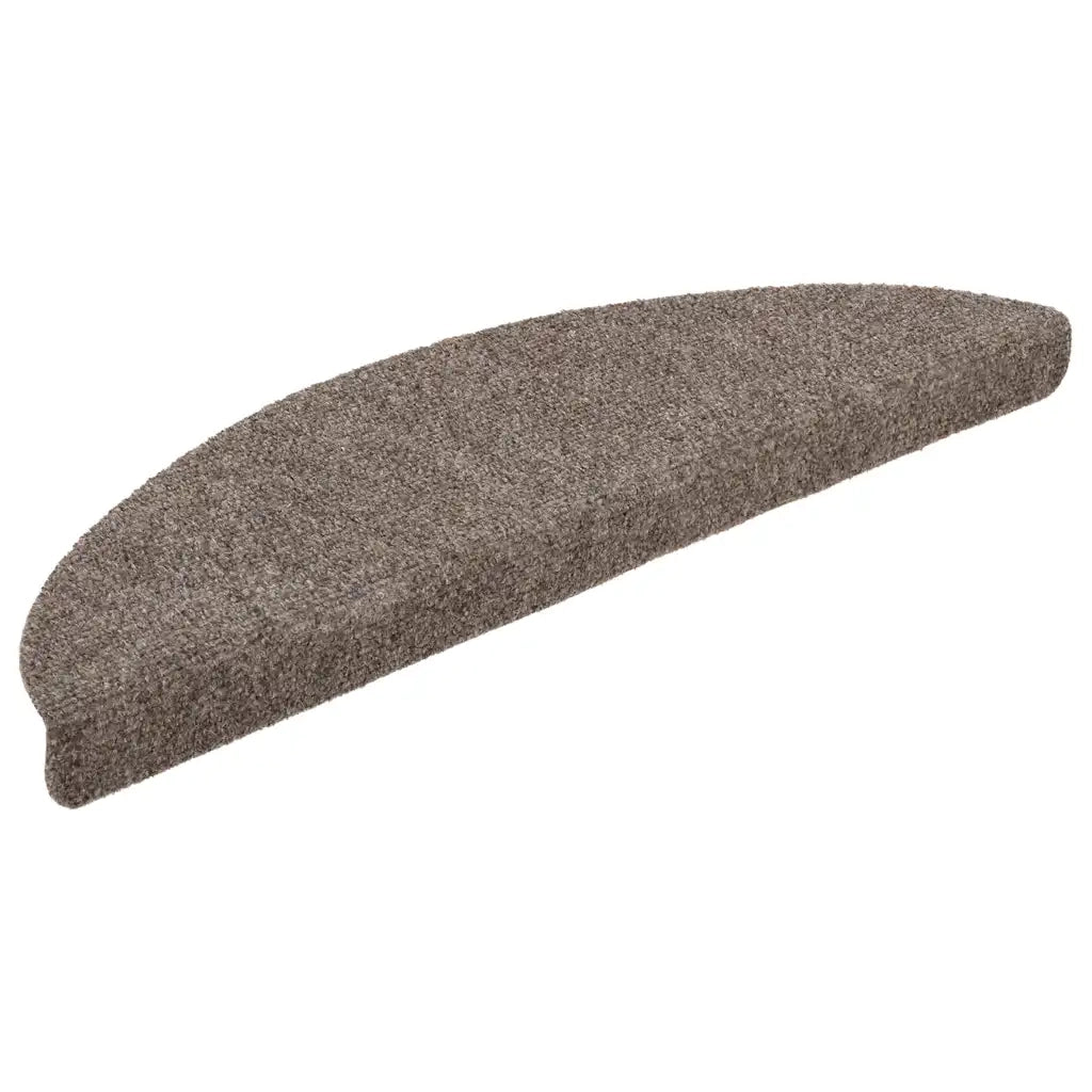 Tappetini per scale autoadesivi 20 pz | Gradini per Scale 56x17x3 cm beige semicircolari