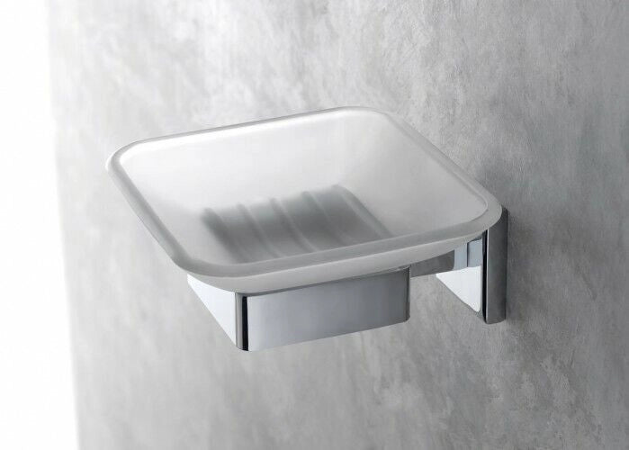 Porta Sapone Nook Singolo Cromo - Capannoli