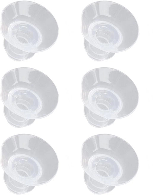 Kit di sostituzione in silicone 24 mm - Materiale in silicone liquido - 6 pezzi - Compatibile con pompa da latte portatile - Riduce la formazione di calcificazioni - BPA libero - Scheda di protezione per il seno