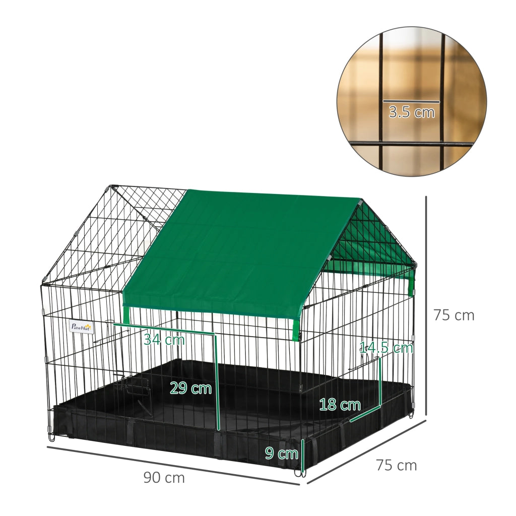 Gabbia per Conigli ¨C Minimal ¨C 90x75x75 cm