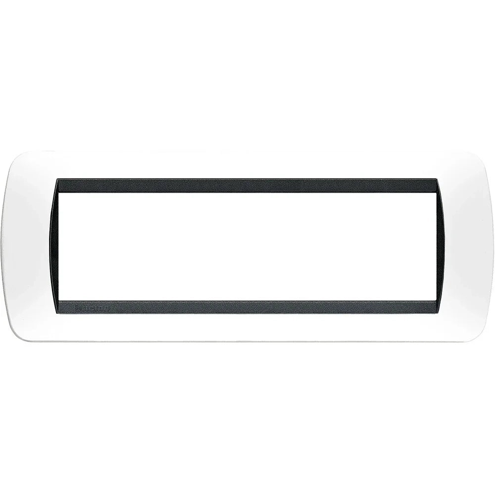 Living Int. - Placca 7 posti biancA  L4807BA